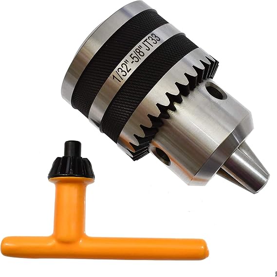 5/8" Replacement Drill Chuck For Drill Press Jt33 Jt 33 Jacobs Taper
