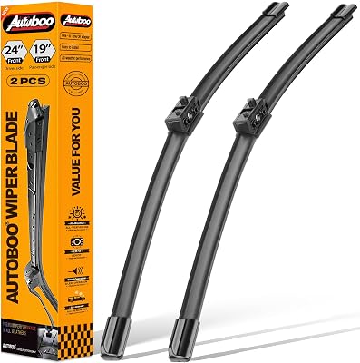 AUTOBOO 2419 Windshield Wipers Replacement for Mercedes-Benz CLA250 GLA250 CLA45 GLA45 AMG 2024 2023 2022 2021 2020 2019 2018 2017 2016 -Original Factory Quality Pack of 2