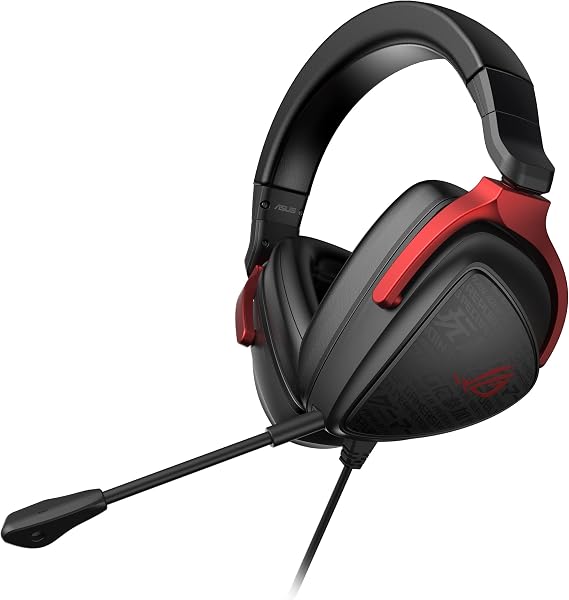 ASUS ROG Delta S Core Wired 3.5mm Gaming Headset with Mic 40mm Essence Drivers, Virtual 7.1 Surround Sound, Discord-Certified Boom Mic, Lightweight, for PC, PS5, PS4, Xbox, Switch, Mobile - Black