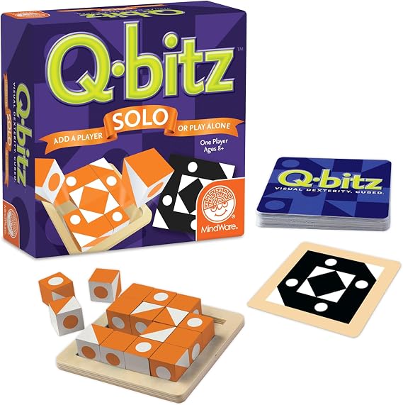MindWare Q-bitz Solo Visual Puzzle Game