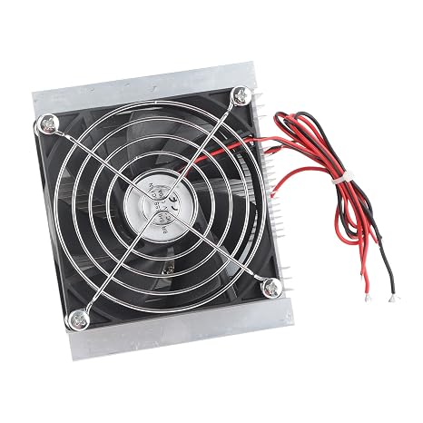 Thermoelectric Cooling Module Kit with Fan Peltier Plate Cooler System for Small Spaces DIY Electronic Projects Semiconductor Cooling 12V DC