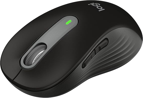 Logitech Signature M650 L Full Size Wireless Mouse Large Sized - Black