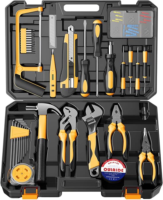 Tool Set, 100 Piece Repair Tool Set, Maintenance Tool Set, Work Tool Set, Hand Repair Tool Set, Household Hand Repair Tools, DIY Set, Work Tool Set, Furniture Assembly, Home Maintenance,