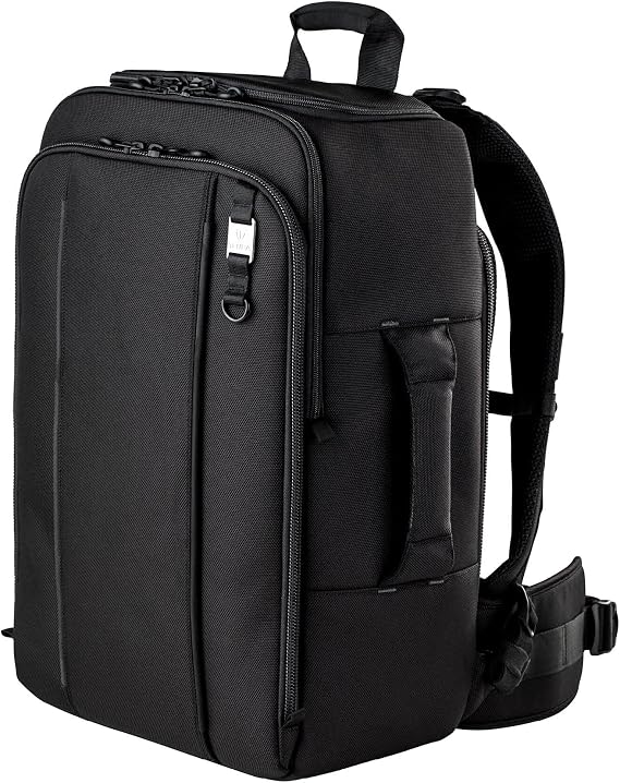 Tenba Roadie Carry-on Compatible Backpack 20 for DSLR and Mirrorless Cameras and Lenses Plus a 17-inch Laptop Black (638-721)