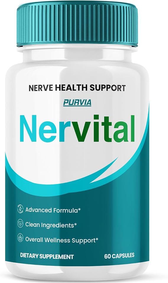 Nervital Capsules, Maximum Strength Neuropathy Relief For Legs And Feet, Vitamins Stimulator for Nerve, Essentials Regeneration Supplement Formula Pills, Numbness, Tingling In Hand & Fitness (60 ct)