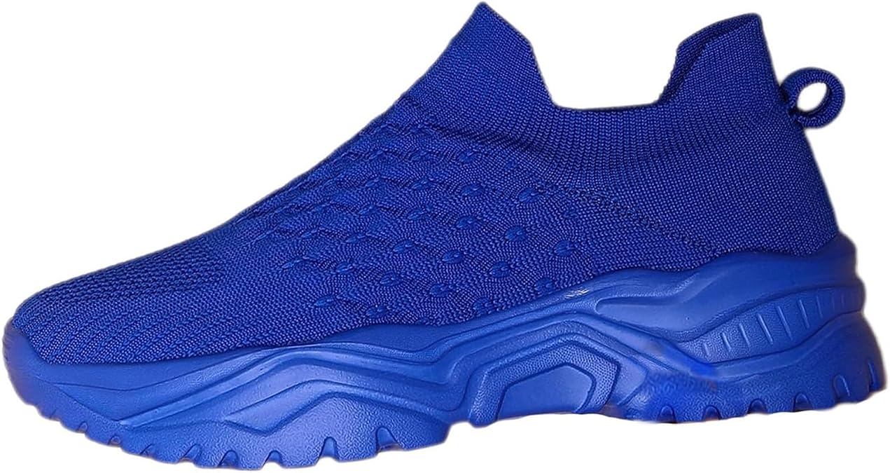 Women Men Running Shoes Slip-on Walking Tennis Sneakers Breathable Casual Soft Sole Mesh Workout Sports Shoes Gym Fashion Mesh Soft Comfortable Shoe Driving Shoe