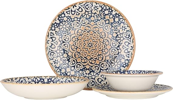 Bonna Dinnerware Set (Medium) - Alhambra - 24 pieces - 6 Persons - Porcelain
