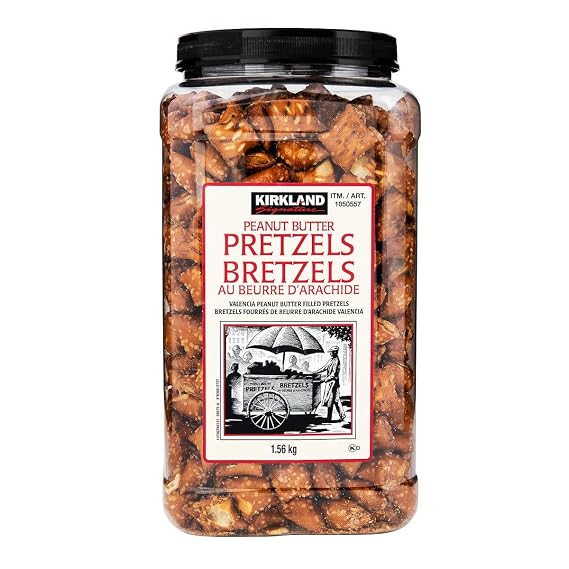 Kirkland Signature Peanut Butter Pretzels, 55 oz