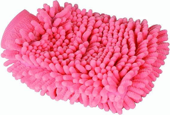 ROMA Microfibre Wash Mitt, Pink