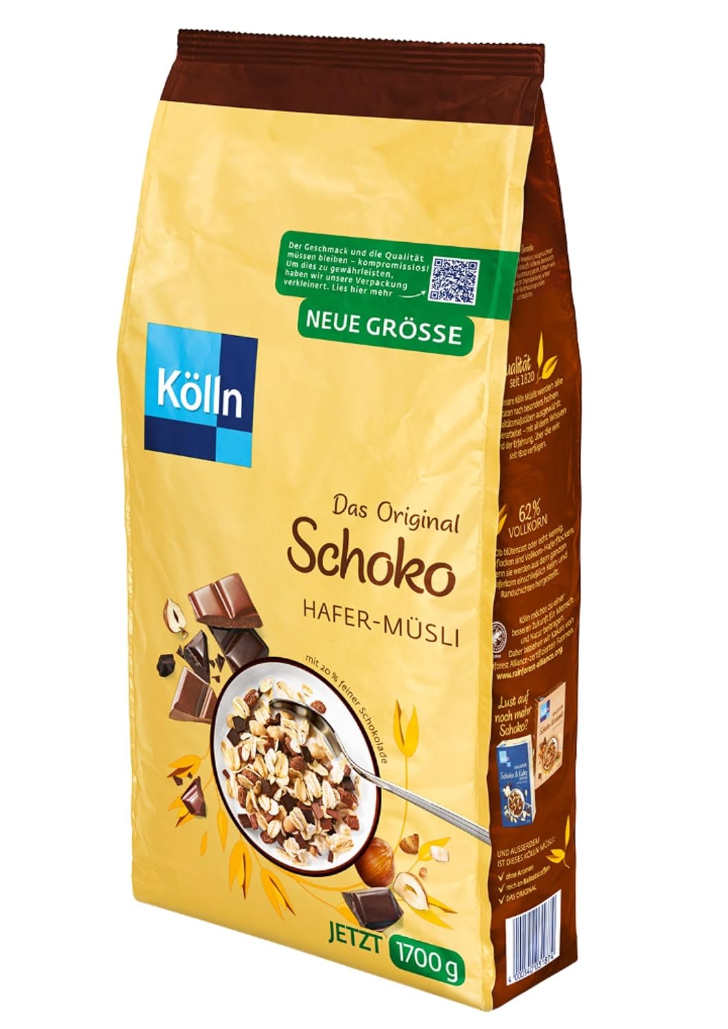 kölln chocolate muesli 1700 g