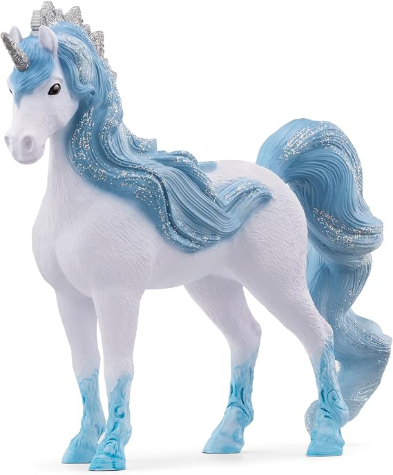 Schleich Bayala - Flowy Unicorn Toy for Girls and Boys - Blue Fantasy Horse Figurine for Kids Ages 5+