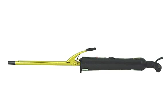 Hot and Hotter Gold Ceramic Curling Iron 1/4'' Barrel Size ...