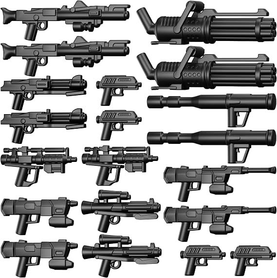 BrickTactical Clone Trooper Blaster Pack DC-15 Weapons for Minifigs