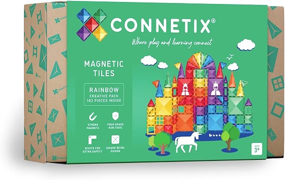 Connetix Gökkuşağı Yaratıcı Paket, 102 Parça