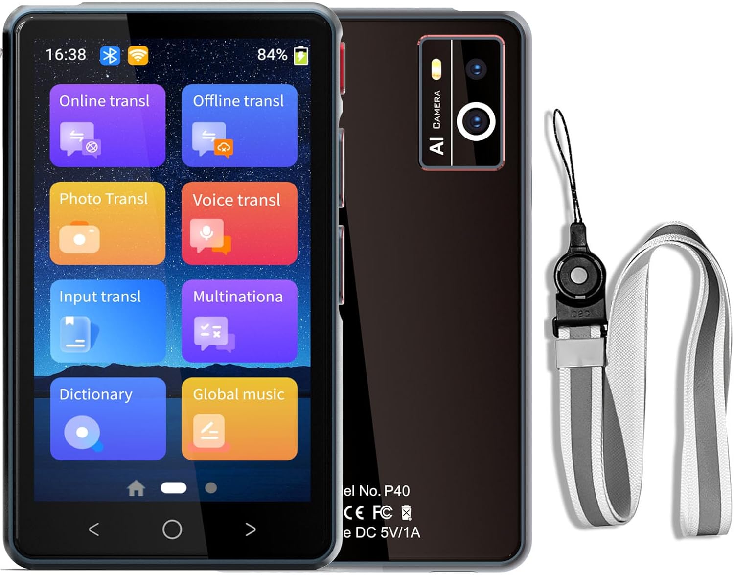 Language Translator Device No WiFi Needed, Two-Way AI Voice Translator for All Languages, 139 Language Online Translation, Newest 4 HD OfflinePhoto Translation for TravelBusinessStudy