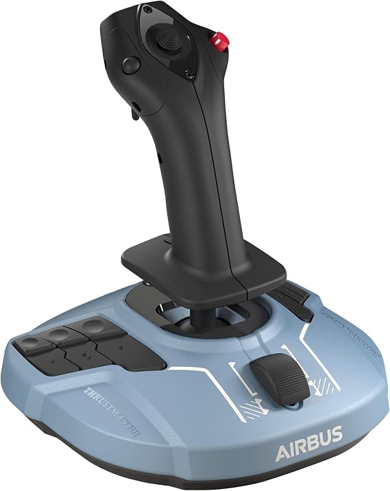 Airbus公式ライセンス商品Thrustmaster スラストマスター フライトスティック TCA Sidestick Airbus Edition PC 対応 フライトシミュレーター 両手利き サイドスティック 国内正規品1年間メーカー保証