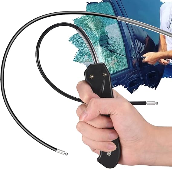 Car Safety Window Breaker with Long and Short Ropes, Portable Multifunctional Car Emergency Escape Tool -UKHZ01