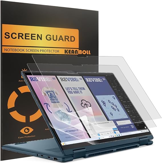 KEANBOLL 3-Pack Designed for Lenovo Yoga 7 / 7i 16" 2-in-1 Gen 9 2024 Touchscreen Screen Protector (16IML9/83DL, 16AHP9/83DM), Anti Glare and Anti Fingerprint (Matte) Shield