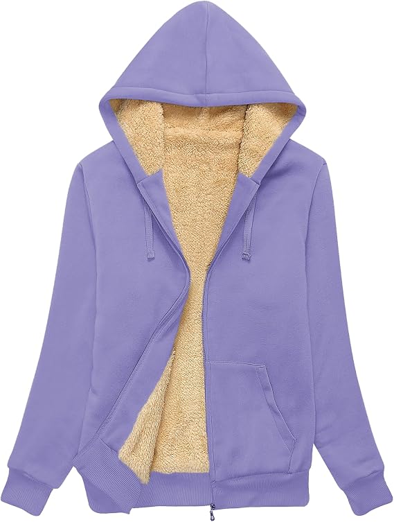 SWISSWELL Hoodies for Women Winter Fleece Sweatshirt Sherpa Lined Jacket