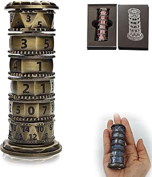 Dragonstone Keep Roulette Dice Spinner for DND Dice Set, Dragon Metallic D&D Dice with Gift Case for DND Game, RPG Role Playing Table Game Gifts (Black-Gold)