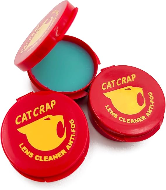 EK World Wide CAT Crap Paste 3-Pack Lens Cleaner Paste Anti-Fog Formula for Eyeglasses, Sunglasses, Camera Lenses & Optics