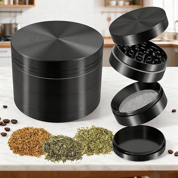PyR1 Metal Crusher Grinder Stainless Steel 4.9 cm Pepper Mills