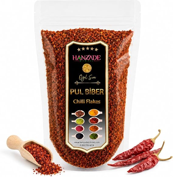 Hanzade Herbal Pepper Pepper Thin Medium Spicy 1 Kg