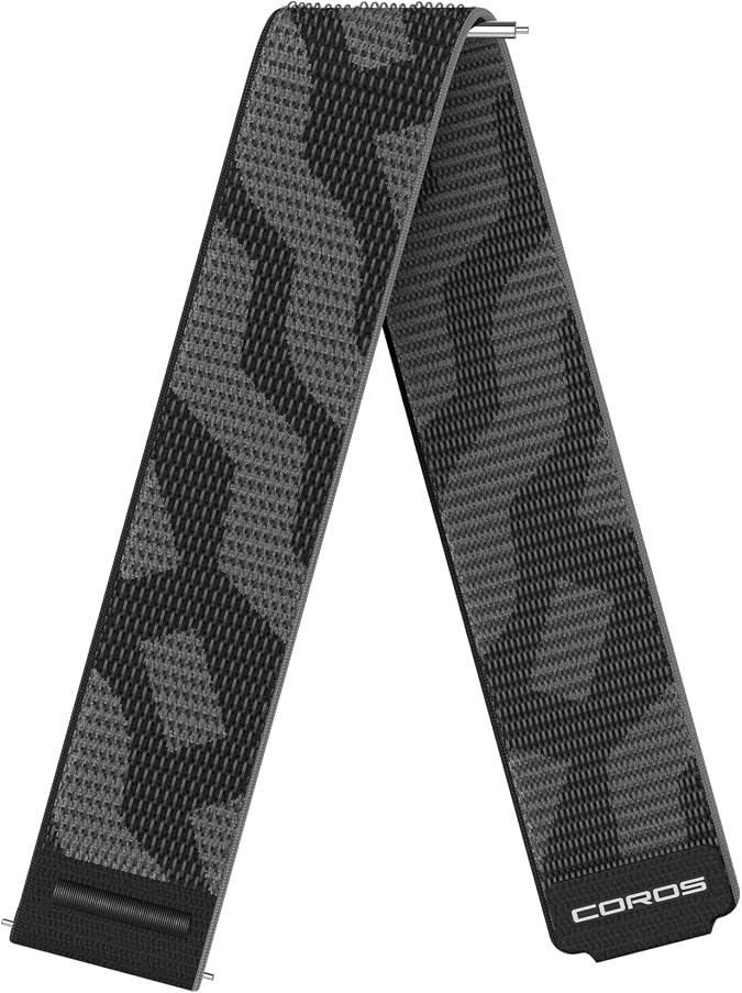 COROS PACE Pro Nylon Band -Black | Only compatible with PACE 4, PACE 3, PACE Pro, APEX 4 42mm, APEX 2 Pro, APEX Pro, APEX 1 46mm