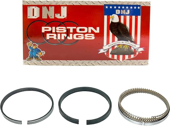 DNJ PR4298 Piston Rings Standard Size For 09-15 Ford, Lincoln 3.7L V6 DOHC Naturally Aspirated 99M,99K