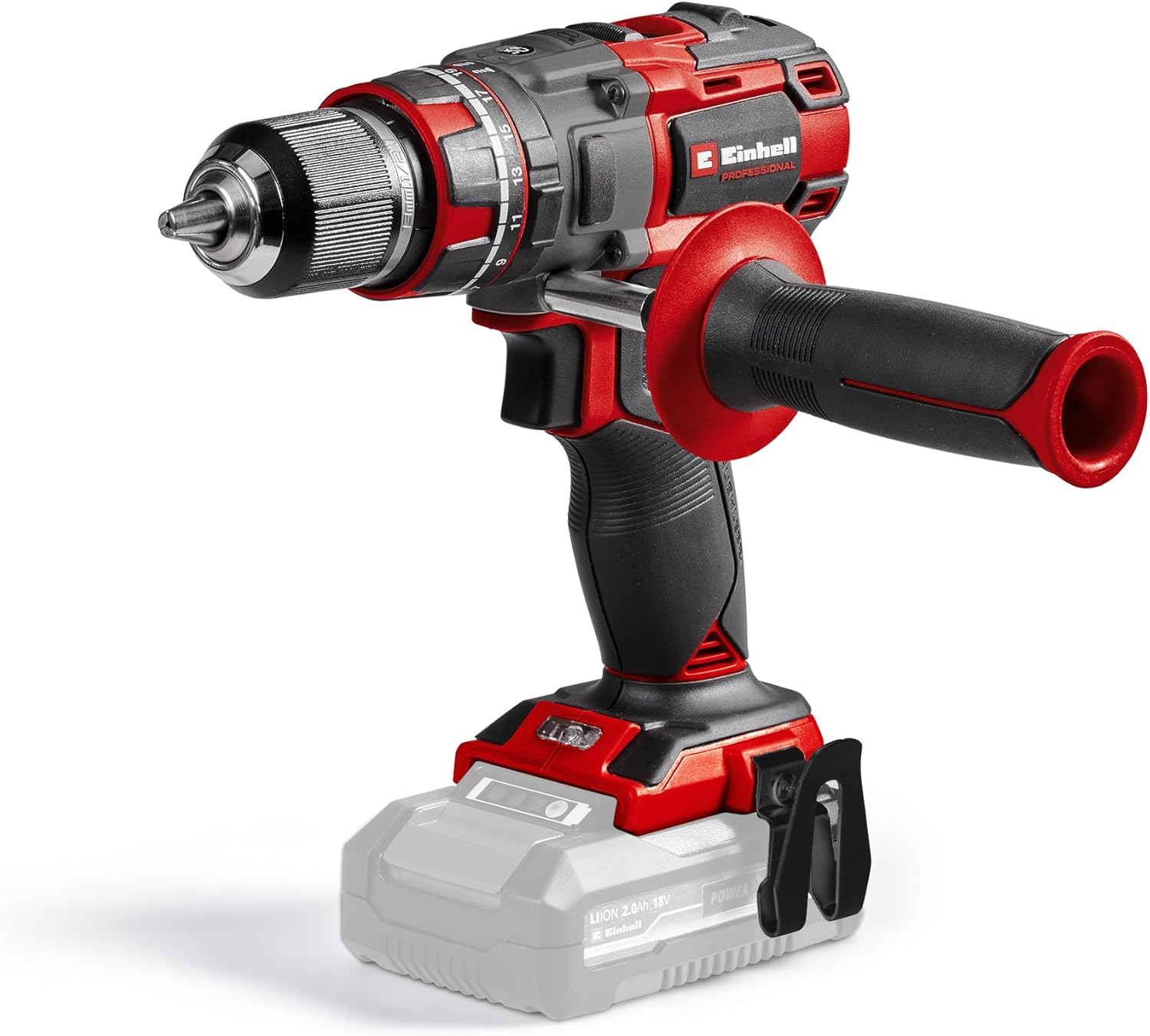 Einhell Professional Cordless Impact Screwing TP-CD 1880 Li-i BL - Solo Power X-Change 18 V, coal-free, 80 Nm, impact drilling function, 13 mm chuck, 2 gears, battery not included - 4514305