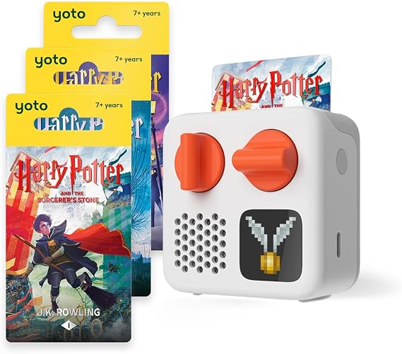 YOTO Mini (2024 Ed.) Kids Audio Player + Harry Potter Bundle 1-3, Ages 7+
