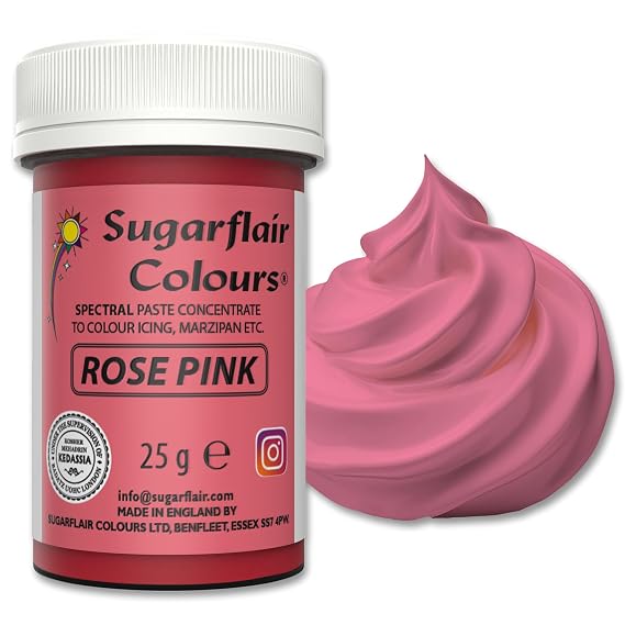 Rose Pink - Sugarflair Colouring Paste - 25g