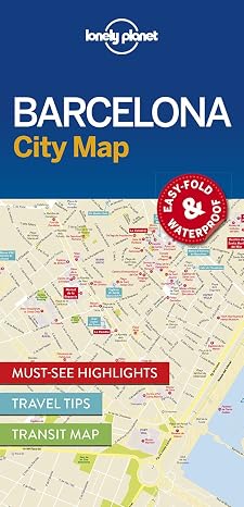 Lonely Planet Barcelona City Map 1