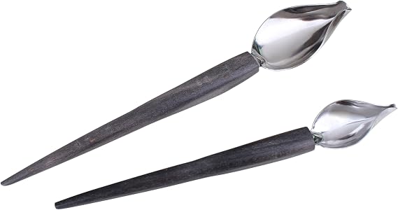 Zeroll Deco Spoon Set (Discontinued by), 17 Inch, Brown