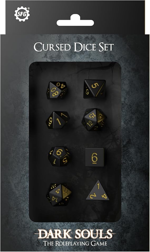 Steamforged Games Dark Souls The Roleplaying Game Cursed Dice Set