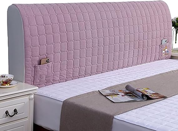 Quilted Headboard Cover Full Size Stretchable Headboard Slipcover for King Headboard Washable Cover for Bedroom Decoration J-120cm(47in)