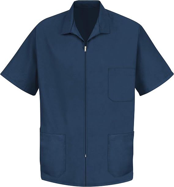 Red Kap Men's Zip Front Smock
