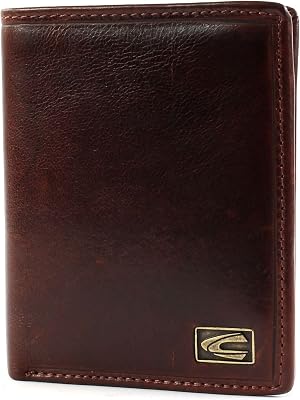 camel active Mens Portrait Format Wallet, Brown, One Size