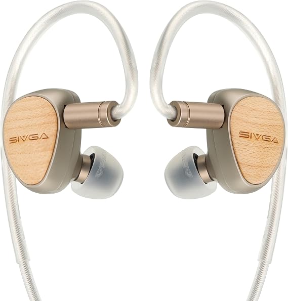 SIVGA Que Plated Beryllium Dynamic Diaphragm Wired Earbuds QUE