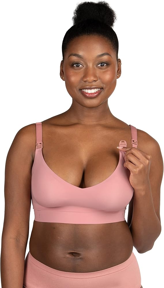Bravado Designs Women's Enrich Seamless Nursing Bra Maternity Bra Wireless Clip Down for Breastfeeding S-XXL