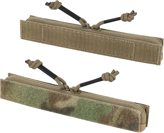 PETAC GEAR Tactical Drop-in Zipper Inserts for Built-in Vest Plate Bag Admin Pocket.