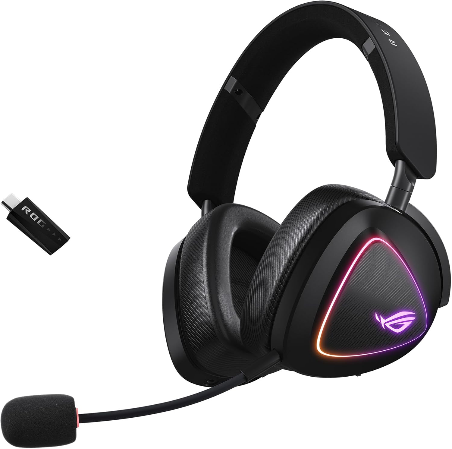 ASUS ROG DELTA II Gaming Headset with Up to 110 Hours of Battery Life, Lightweight 318g Japanese Authorized Retailer Product