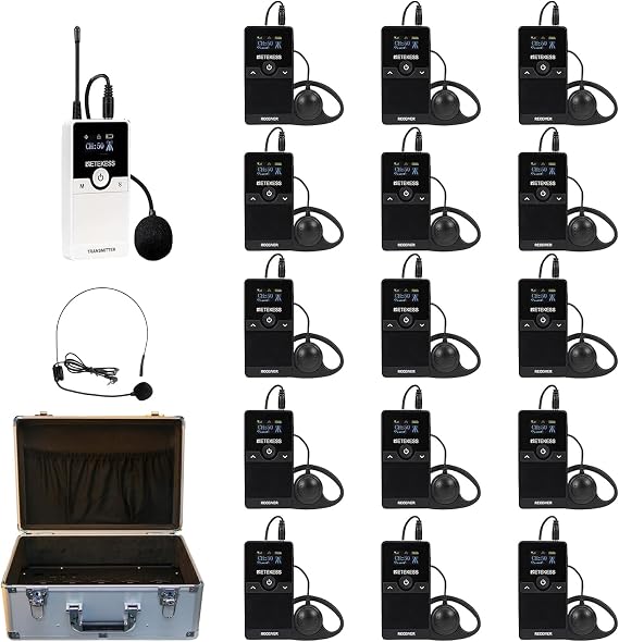 Retekess TT116 Tour Guide System, Tour Guide Microphone and Speaker
