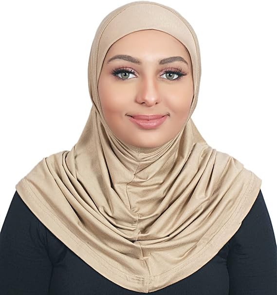 AL AMIRA Two Pieces Hijab (Beige)