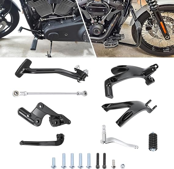 Forward Controls Pegs Levers Linkages Fit for Harley Davidson Softail Street Bob Low Rider FXBB FXLR FXLRS FXST 2018-2023
