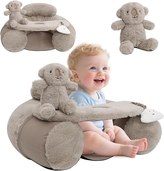 KAKIBLIN Baby Sit Me Up Seat, Inflatable Baby Chair with Cover