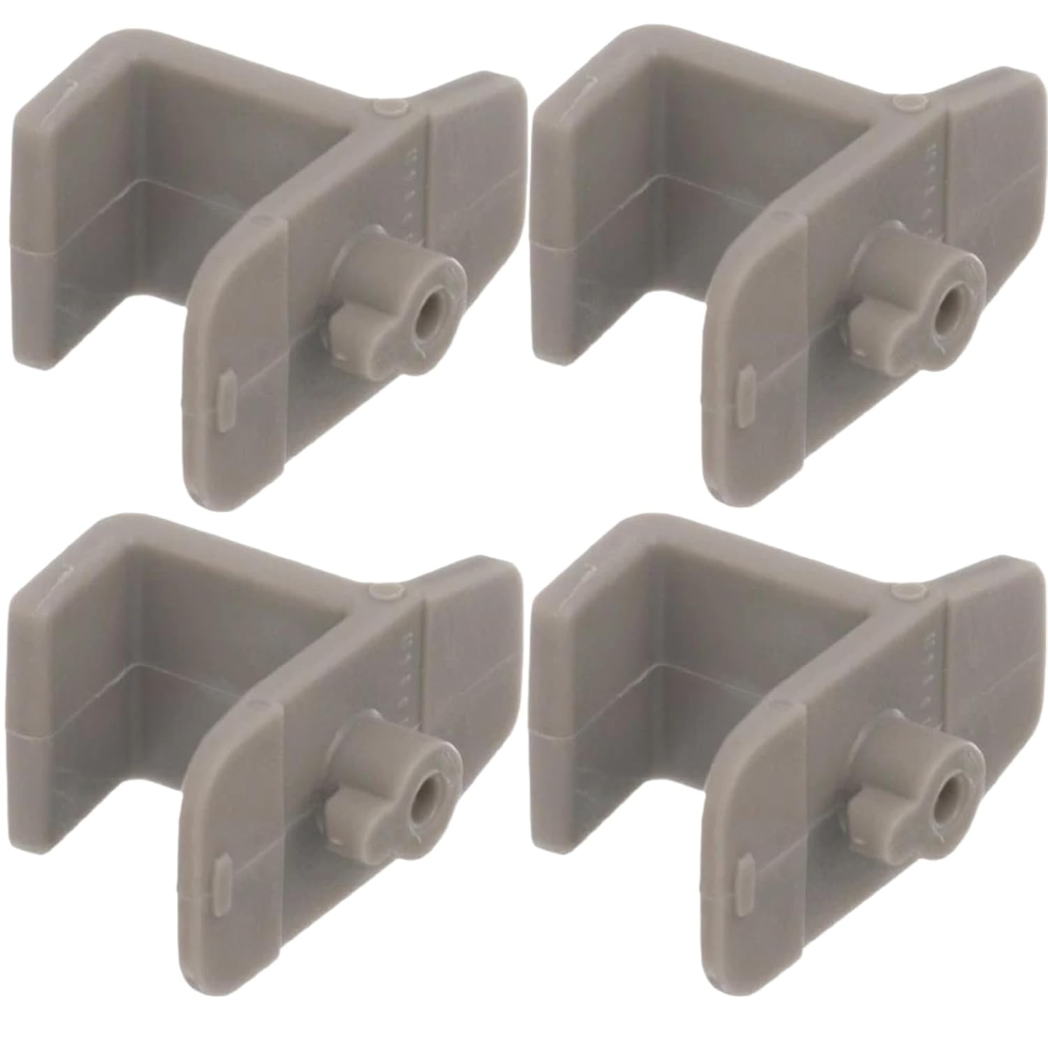 Replacement Shelf Clips for Turbo Air Freezers & Refrigerators, Gray Plastic Shelf Clips, 12-Pack (4)