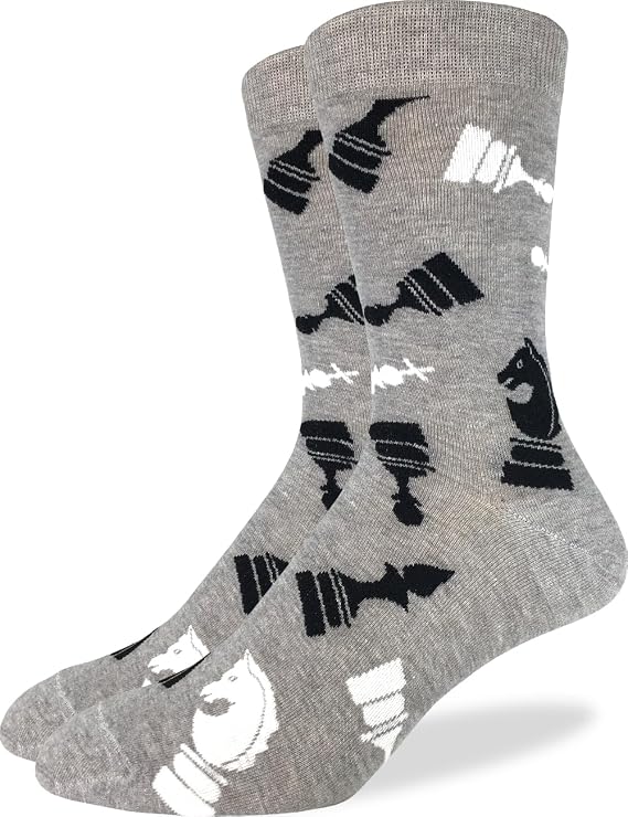 Good Luck Sock Men's Video Games, Board Games and Toys Socks, Adult