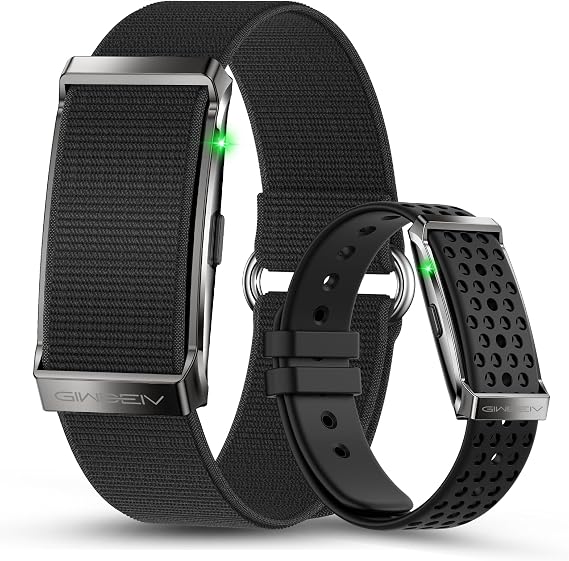 Smart Bracelet, Health Activity Fitness Trackers with Heart Rate Sleep Monitor, 24/7 Blood Oxygen/Calorie/Stress/Step Tracker, Health Fitness Bands, 170+ Sports Modes Smart band with 2 Bands (Black)
