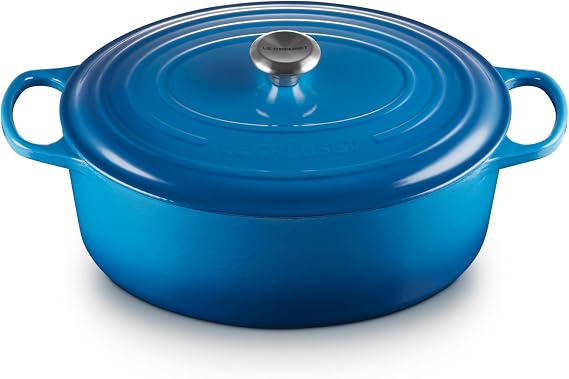Le Creuset Enameled Cast Iron Oval Dutch Oven, 9.5 qt., Marseille